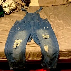 Ripped overalls